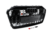 Audi A6 C8 2018–2025 RS-stijl grille (met ACC, zwart) foto 3