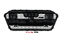 Audi A6 C8 2018–2025 RS-stijl grille (met ACC, zwart) foto 4