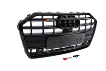 Audi A6 C8 2018–2025 S-style voorgrille (zwart) foto 3