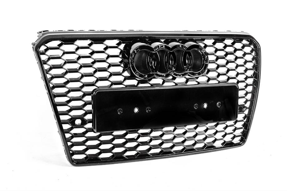 Audi A7 2010–2018 Voorgrille RS-Style (2010-2014, zwart) Foto 3