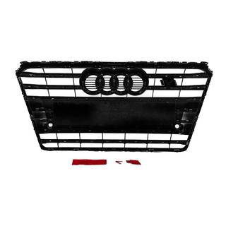 Radiateurgrille vóór S-Style (2010-2014, zwart met chroom) foto 4