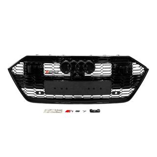 Voorgrille in RS-stijl met Quattro-opschrift (zwart) Audi A7 2018– foto 2