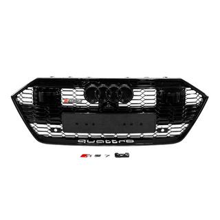 Voorgrille in RS-stijl met Quattro-opschrift (zwart) Audi A7 2018– foto 1