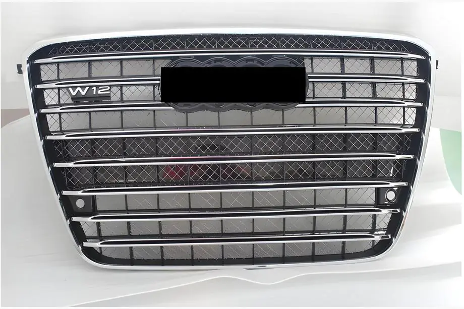 Audi A8 2010–2018 Voorgrille (2010-2013, zwart met chroom) Image