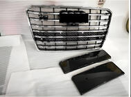 Audi A8 2010–2018 Voorgrille (2014-2018, zwart met chroom) foto 2