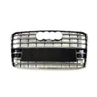 Audi A8 2010–2018 Radiateurgrille S-Style (2014-2018, zwart met chroom) foto 3