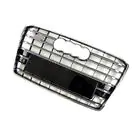 Audi A8 2010–2018 Radiateurgrille S-Style (2014-2018, zwart met chroom) foto 2