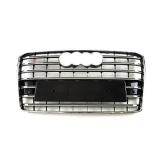 Radiateurgrille S-Style (2014-2018, zwart met chroom) foto 3