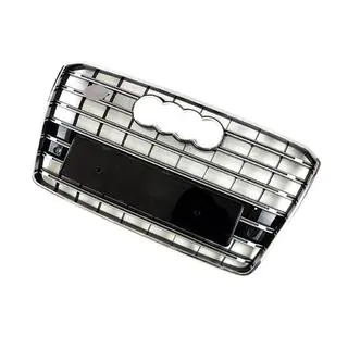 Radiateurgrille S-Style (2014-2018, zwart met chroom) foto 2