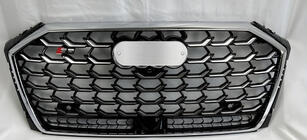 Audi A8 2018– Voorgrille S-Style (2022+, chroom met zwart) foto 1