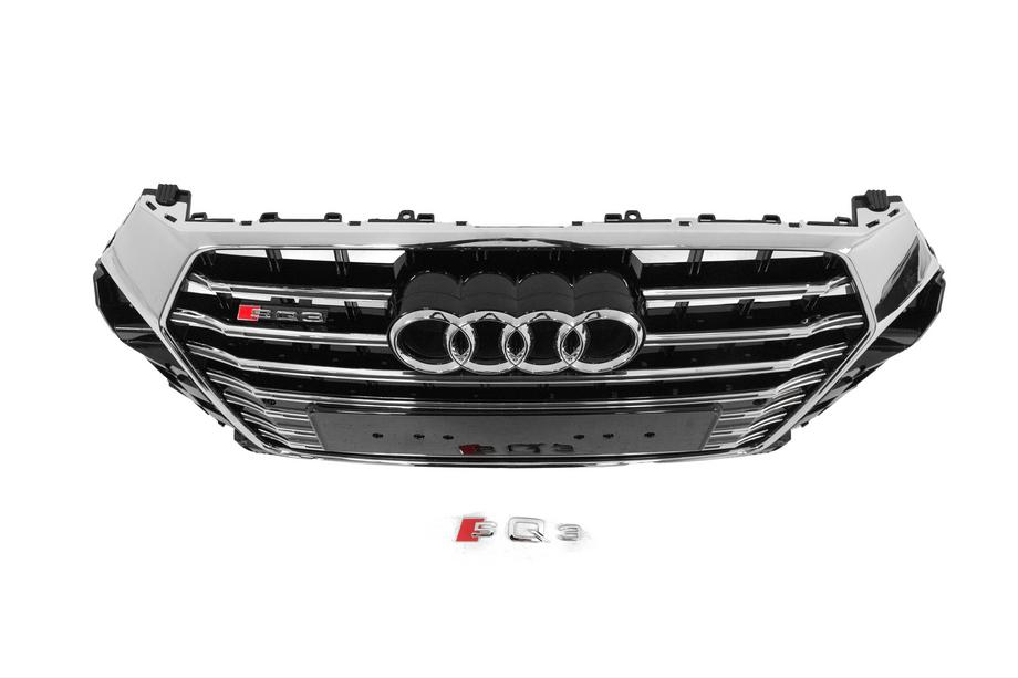 Audi Q3 2011–2019 Voorgrille SQ-Style (2015-2019, zwart met chroom) Foto 4