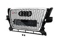 Audi Q5 2008–2017 Radiateurgrille RSQ-Style (2008-2012, zwart met chroom) foto 2