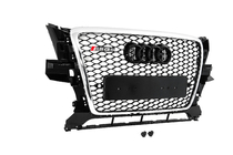 Audi Q5 2008–2017 Radiateurgrille RSQ-Style (2008-2012, zwart met chroom) foto 3
