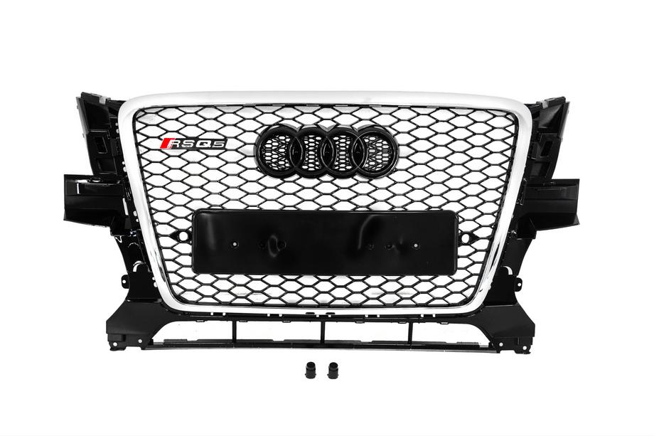 Audi Q5 2008–2017 Radiateurgrille RSQ-Style (2008-2012, zwart met chroom) Image