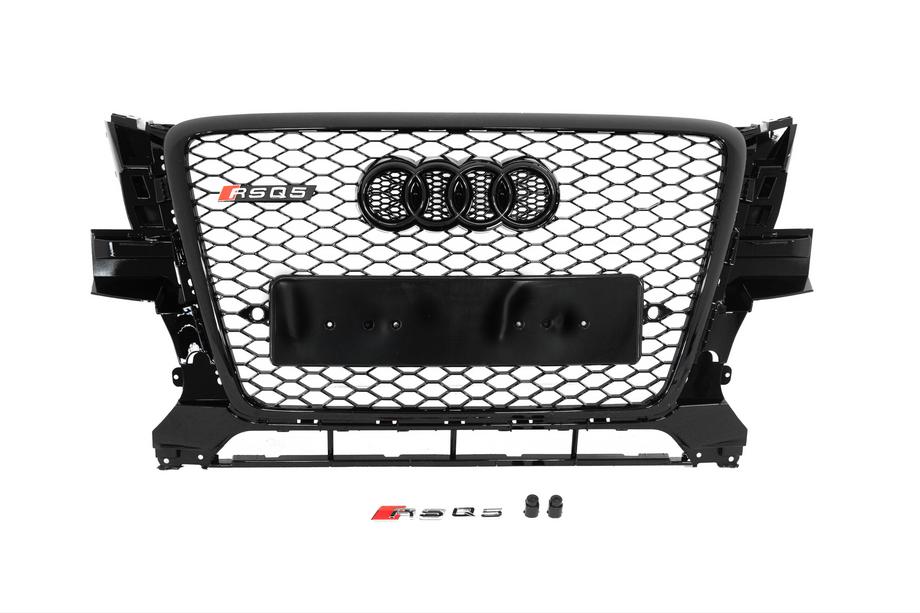 Audi Q5 2008–2017 Radiateurgrille RSQ-Style (2008-2012, zwart) Image