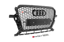 Audi Q5 2008–2017 Voorgrille RSQ-Style met Quattro-opschrift (2012-2017, zwart) foto 3