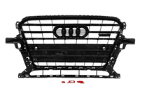 Audi Q5 2008–2017 Voorgrille SQ-Style (2012-2017, zwart met chroom) foto 4