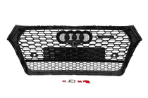 Audi Q5 2017–2025 Voorgrille RSQ-Style (2017-2020, zwart) foto 5