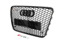 Audi Q7 2005–2015 Voorgrille RSQ-Style (zwart) foto 2