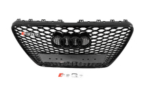 Audi Q7 2005–2015 Voorgrille RSQ-Style (zwart) foto 4