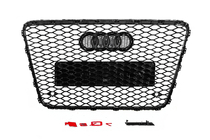 Audi Q7 2005–2015 Voorgrille RSQ-Style (zwart met chroom) foto 4