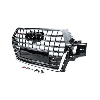 Voorgrille SQ-Style V-2 (2015-2019, zwart met chroom) foto 2