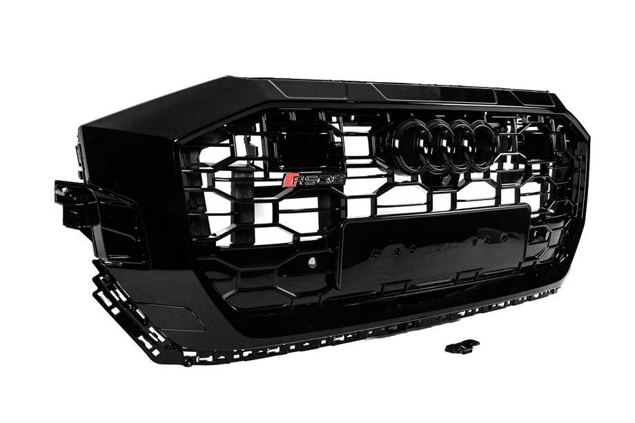 Audi Q8 2018– RSQ-Style grille voorzijde met ACC (2018-2023, zwart) Foto 3