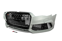 Audi A6 C7 2011–2017 Voorbumper met zwarte RS6-Style grille (2014–2017) foto 3