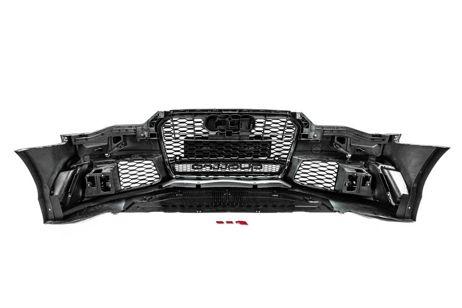 Audi A6 C7 2011–2018 Voorbumper met zwarte RS6-Style grille (2014–2017) Foto 5