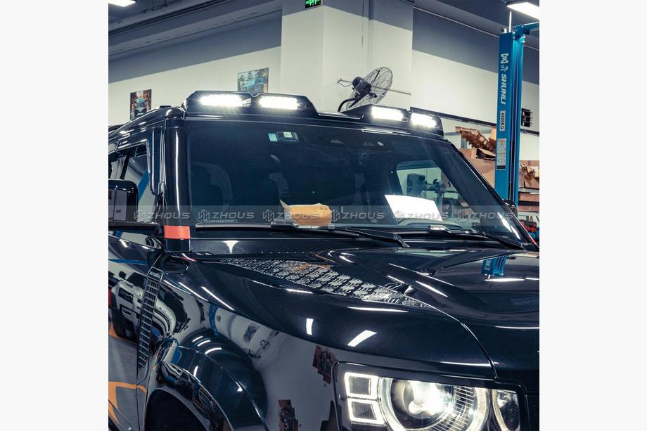 Land Rover Defender 2019– Voorruit zonnevizier met 4 LED's Foto 10
