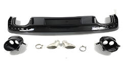 Audi A4 B9 2015–2024 Achterdiffuser met RS-Style V-2 uitlaatsierstukken (2019-2024) foto 1