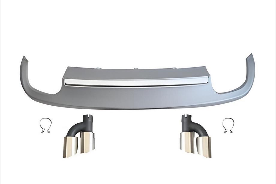 Audi A5 2016–2025 Achterdiffuser met uitlaatsierstukken S-Style (2016-2019, 4-deurs) Image
