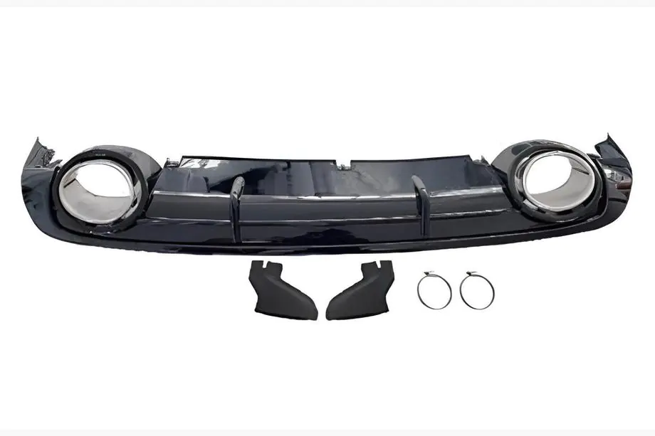 Audi A6 C6 2004–2011 Achterdiffuser met RS-Style uitlaatsierstukken Image