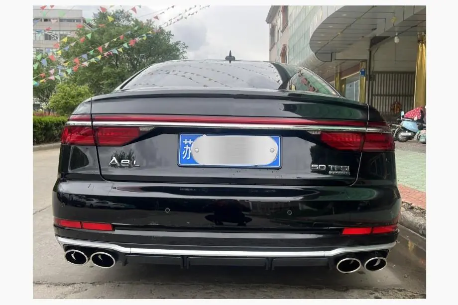 Audi A8 2018– Achterdiffuser met uitlaatsierstukken S-Style (2022+) Image