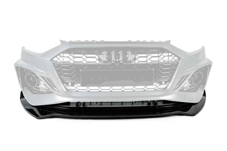Audi A4 B9 2015–2024 Voorbumper lipspoiler V-3 (2019-2024) Foto 1