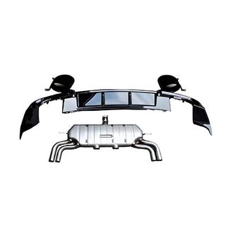 Achterdiffuser met uitlaatsierstukken V-1 (voor S/S-Line, 2016-2020) Audi A3 2012–2020