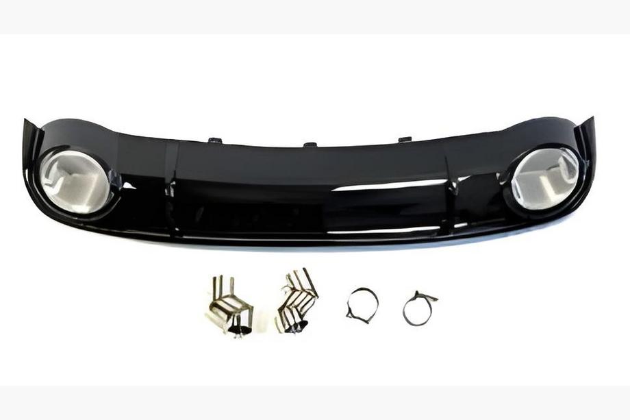 Audi A4 B8 2007–2015 Achterdiffuser met RS-Style uitlaatsierstukken (2007-2011) Foto 1