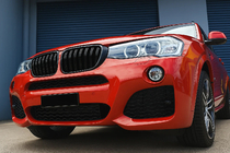 BMW X3 F25 2011–2018 Niergrille M-look (2014-2018, hoogglans zwart) foto 1