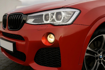 BMW X4 F26 2014–2018 Niergrilles M-Look (hoogglans zwart) foto 1