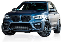 BMW X3 G01 2018– M-Look niergrilles (hoogglans zwart) foto 1