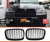 BMW X6 E71 2008–2014 Nierroosters M-Look V1 (glanzend zwart) foto 2