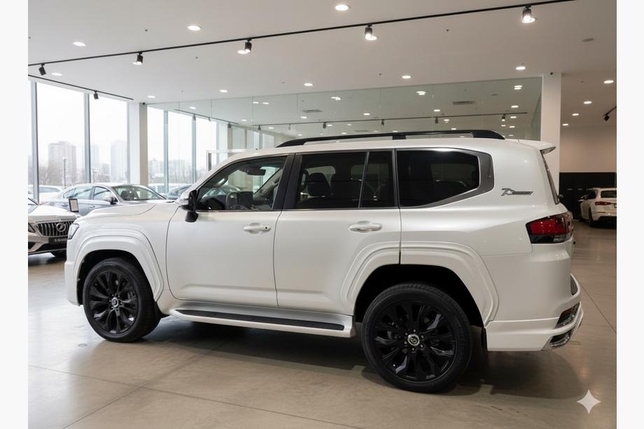 Toyota Land Cruiser 300 2021– Spatbordverbreders VXR Witte kleur Foto 2