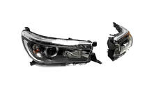 Toyota Hilux 2015– Voorkoplampen OEM V2 2015-2019 (voor xenonlamp of LED, 2 stuks) foto 5