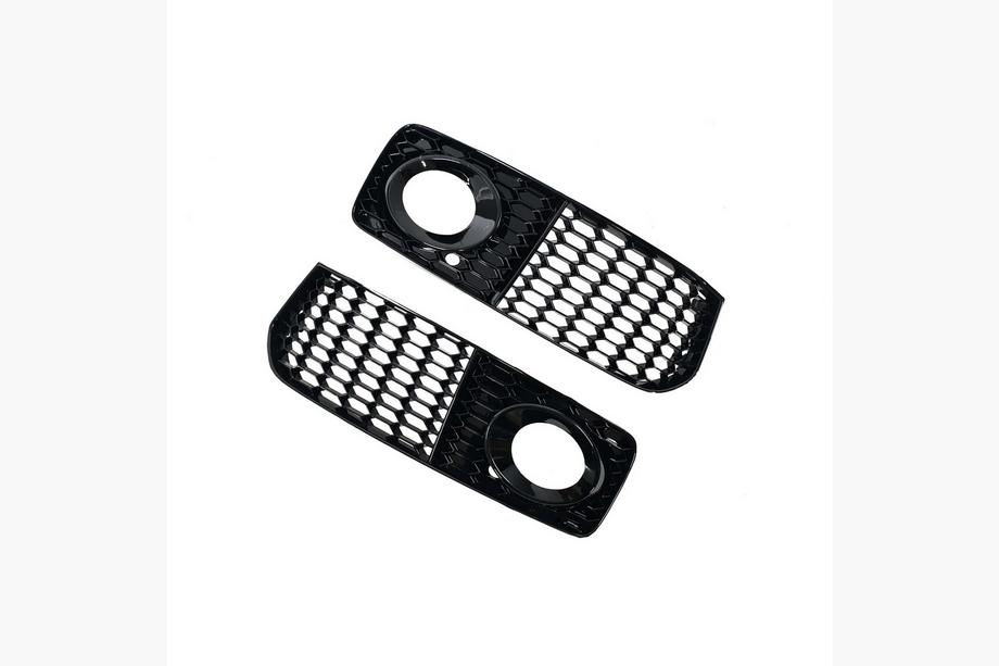Audi A5 2007–2015 Mistlampgrilles RS-Style (voor S-Line, 2007-2011, 2 stuks, zwart) Image