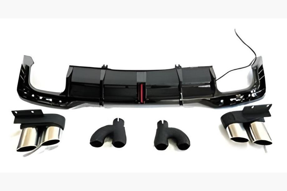 Audi A5 2016–2025 Achterdiffuser met RS-Style uitlaatsierstukken (2020-2025) Image