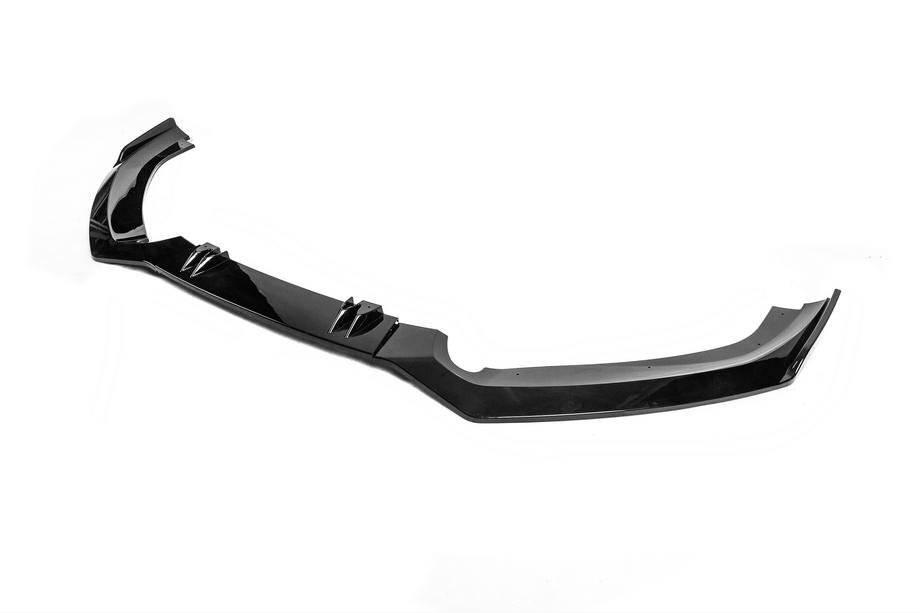 Audi A7 2010–2018 Voorbumper lip (hoogglans zwart, 2010-2014) Image