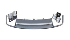 Audi A4 B8 2007–2015 Achterdiffuser met uitlaatsierstukken S-Style (2007-2011) foto 1