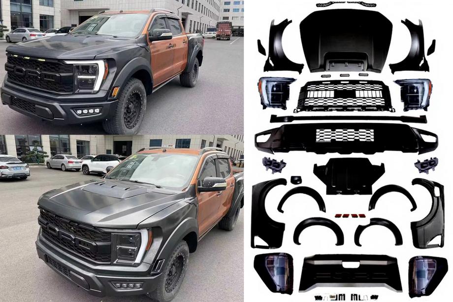 Ford Ranger 2011–2022 Carrosseriekit (F150 Raptor 2023 design) Image
