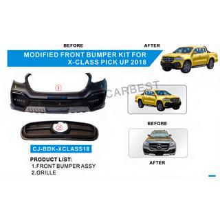 Voorbumper met grille (AMG-stijl)
