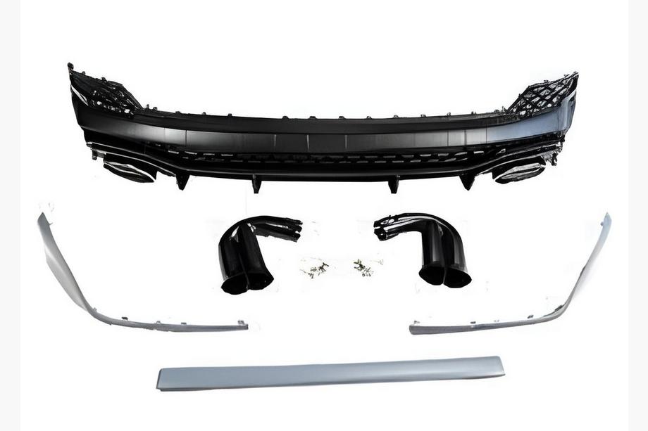 Audi Q3 2019–2025 Achterdiffuser met uitlaateindstukken QRS-Style (2.0) Image